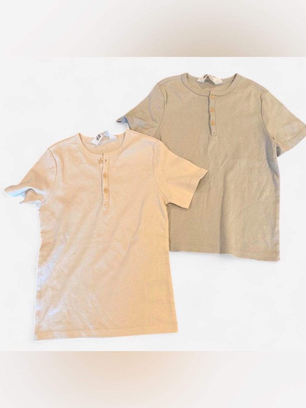 Kids Short Sleeve Henley Shirt NWOT